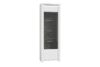 BRUGIA Úzká vitrína do pokoje bílá/šedá - obrázek 1