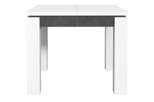 BRUGIA, https://konsimo.cz/kolekce/brugia/ Velký rozkládací stůl do obývacího pokoje bílá/šedá - obrázek