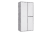 CANMORE Prostorná šatní skříň na oblečení šedá/bílá - obrázek 1