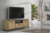 TRONDHEIM Minimalistická komoda do ložnice řemeslný dub/černý - obrázek 10