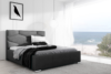 RENZO Čalouněná postel do ložnice 180x200 šedý velur šedá - obrázek 2