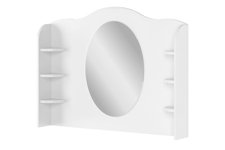 GIGLU Bílý toaletní stolek pro dívku bílá/růžová - obrázek 0