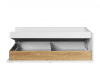 TINCTO Jednolůžko s matrací 90x200 bílá/přírodní hickory - obrázek 3