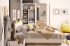 CALIBO Komoda do ložnice se šuplíky bílá/dub stirling - obrázek 4