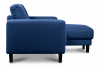 ALIO Moderní rohová sedací souprava na nožičkách pravá, modrá tkaná látka modrý - obrázek 4