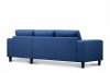 ALIO Moderní rohová sedací souprava na nožičkách pravá, modrá tkaná látka modrý - obrázek 5
