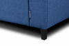 ALIO Moderní rohová sedací souprava na nožičkách pravá, modrá tkaná látka modrý - obrázek 9