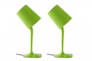 EKLES, https://konsimo.cz/kolekce/ekles/ Zelené lampičky do ložnice 2 ks. zelená - obrázek