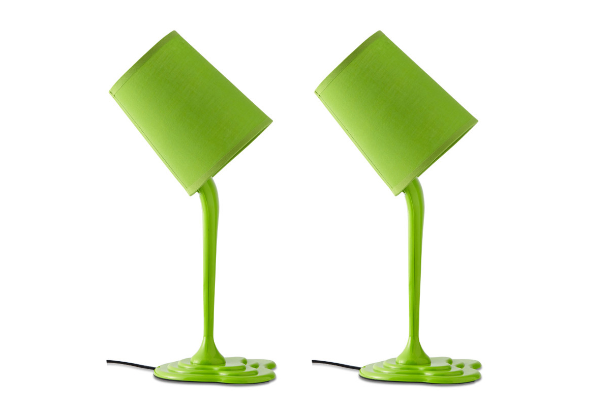 Zelené lampičky do ložnice 2 ks.