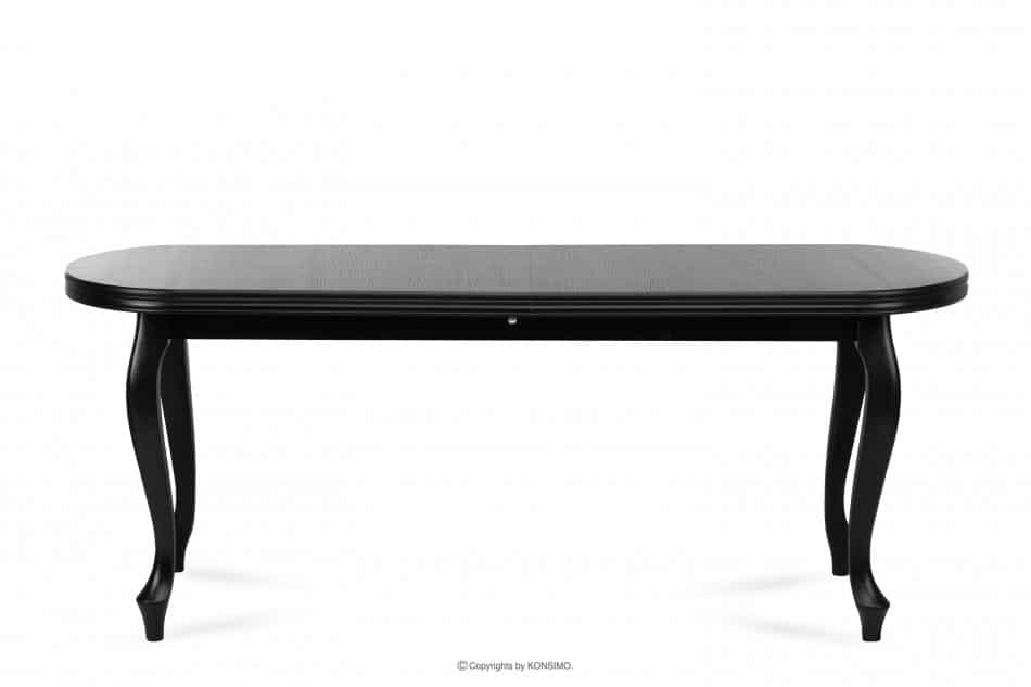 ALTIS Velký rozkládací stůl 200 cm vintage černý Černá - obrázek 0