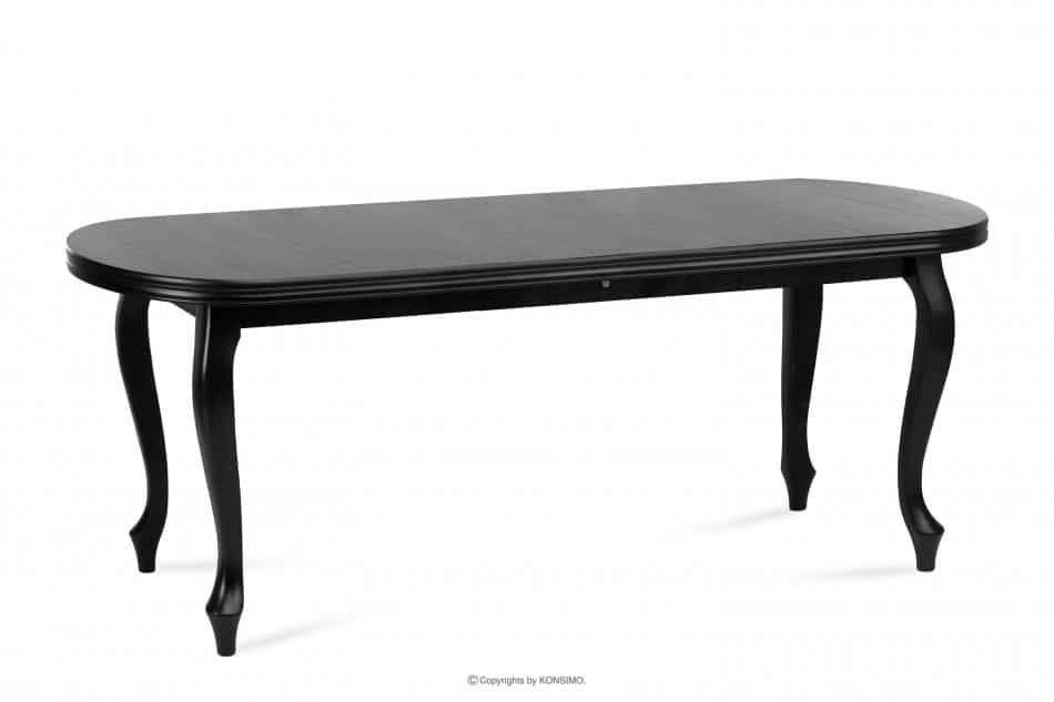 ALTIS Velký rozkládací stůl 200 cm vintage černý Černá - obrázek 2