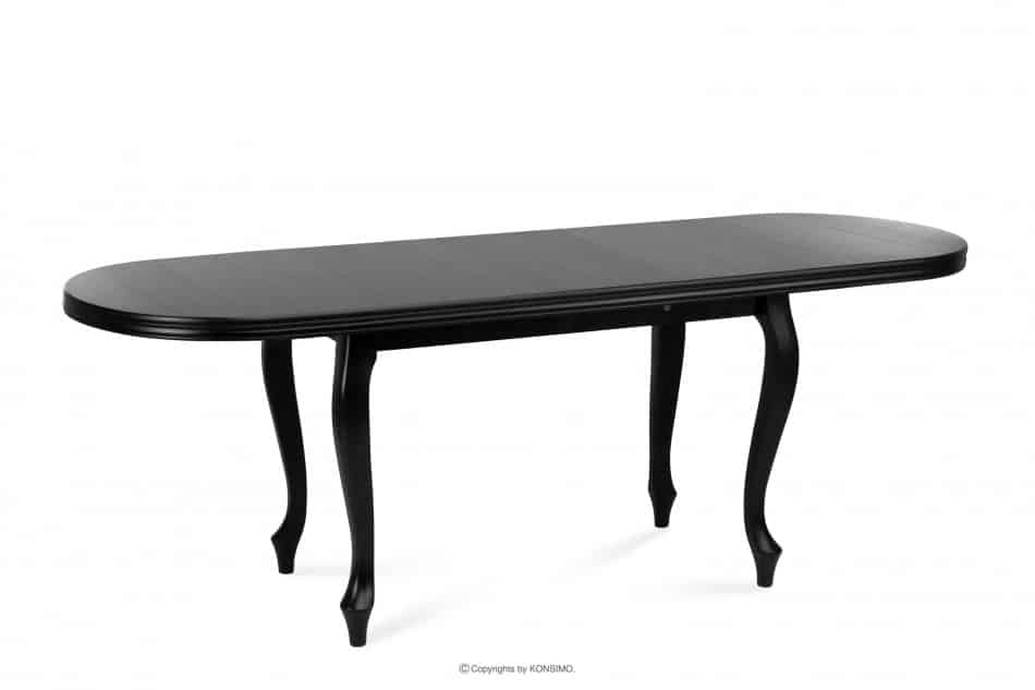 ALTIS Velký rozkládací stůl 200 cm vintage černý Černá - obrázek 4