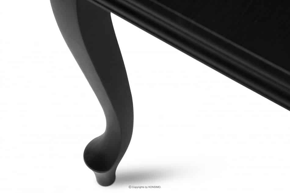 ALTIS Velký rozkládací stůl 200 cm vintage černý Černá - obrázek 8