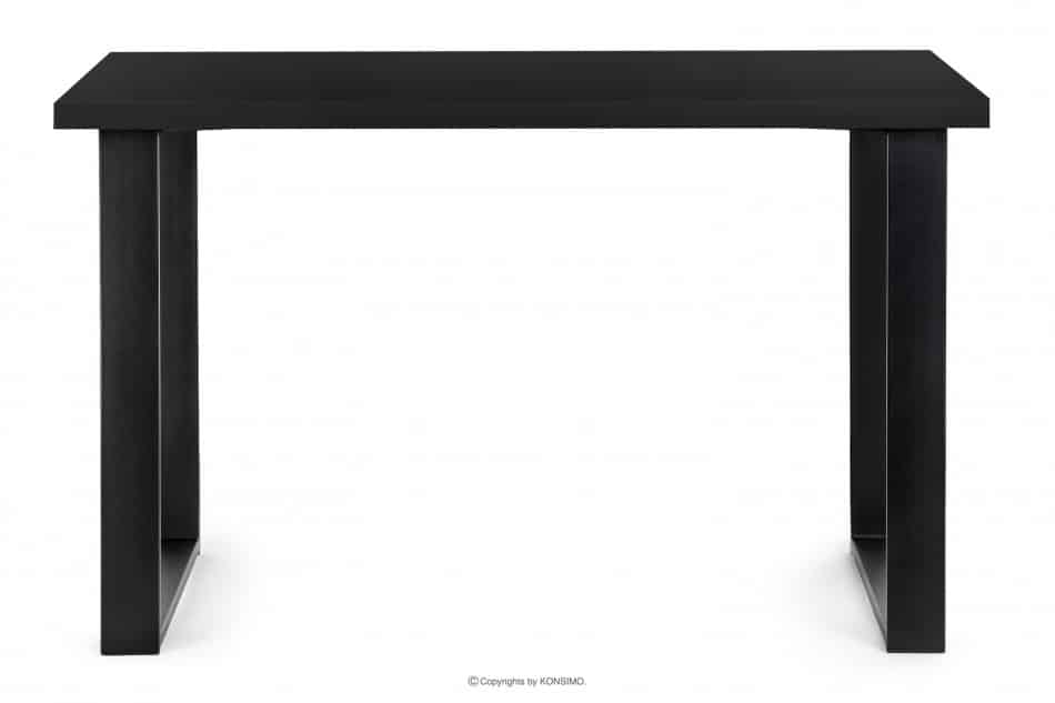 CETO Stůl v loftovém stylu matně černý Černá - obrázek 0
