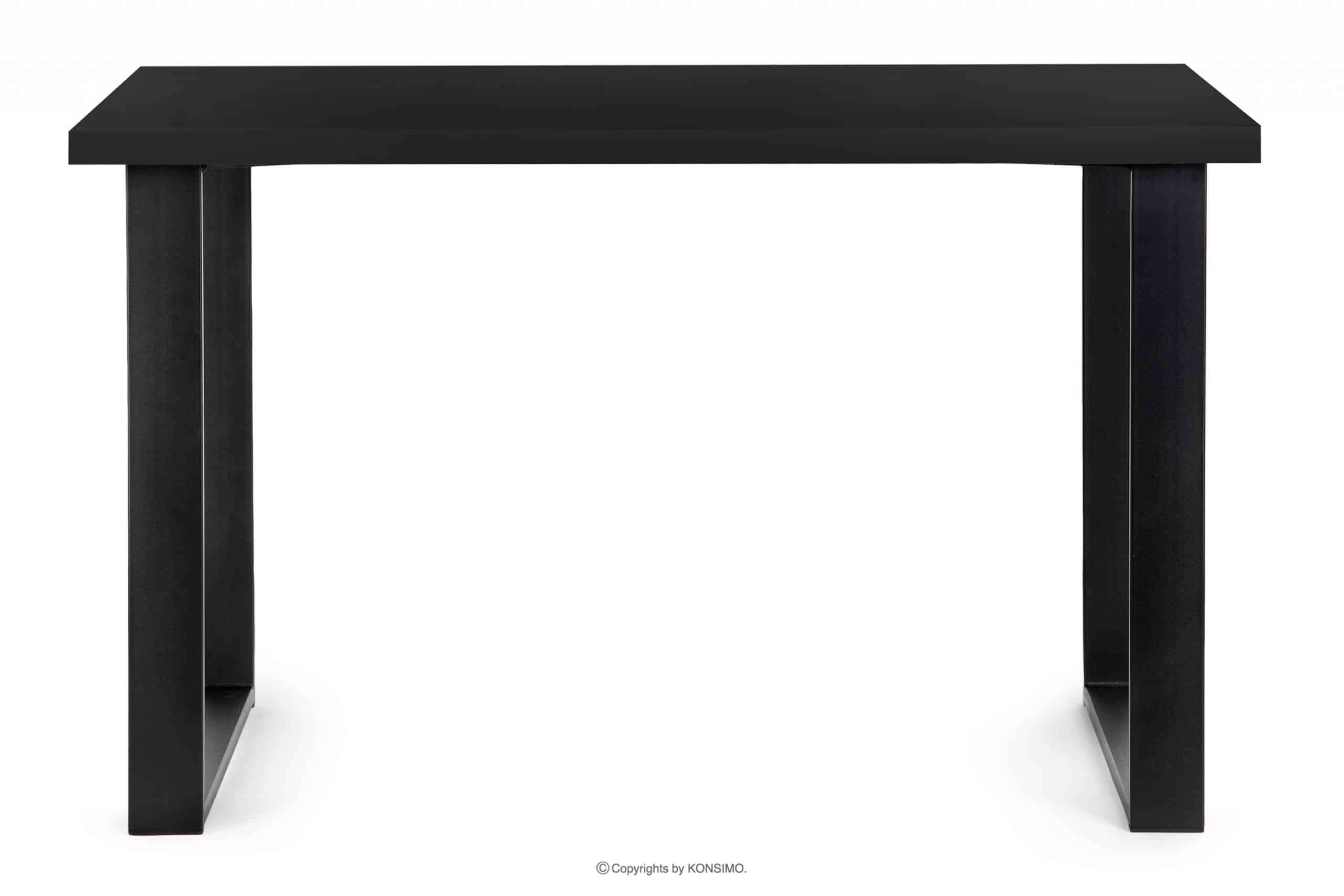 Stůl v loftovém stylu matně černý