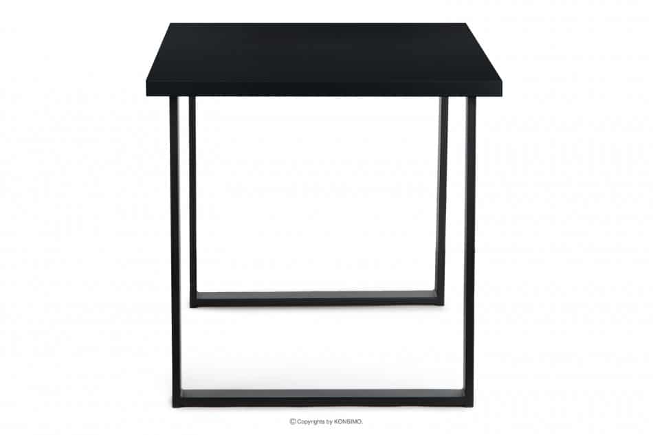 CETO Stůl v loftovém stylu matně černý Černá - obrázek 3