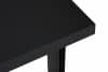 CETO Stůl v loftovém stylu matně černý Černá - obrázek 6