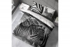 FEROS Černobílá bavlněná souprava povlečení se zebrou, 220x200 cm Černá bílá - obrázek 4