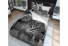 FEROS Černobílá bavlněná souprava povlečení se zebrou, 220x200 cm Černá bílá - obrázek 5