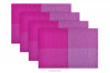 LARUS Sada podložek 4 ks. růžová/fialová - obrázek 1