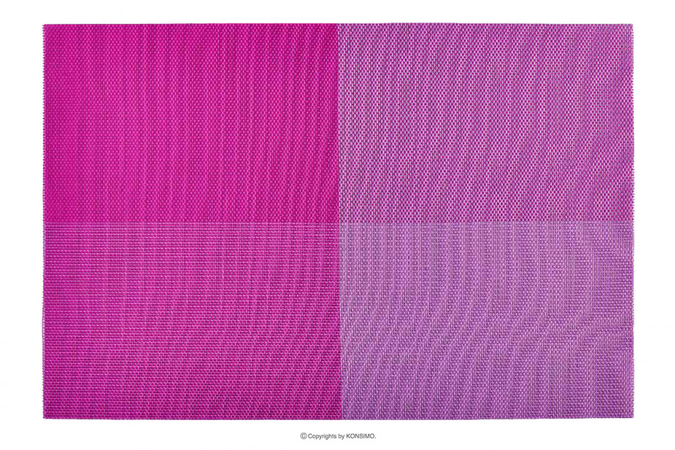 LARUS Sada podložek 4 ks. růžová/fialová - obrázek 2