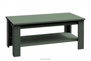 LEMAS, https://konsimo.cz/kolekce/lemas/ Zelený konferenční stolek v provensálském stylu tmavozelený - obrázek