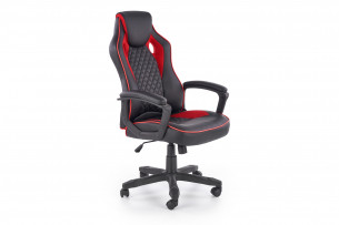 GERARDO, https://konsimo.cz/kolekce/gerardo/ Herní židle černočervená Černá červená - obrázek