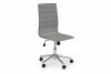 EMER Jednoduchá prošívaná otočná židle šedá *šedá - obrázek 1