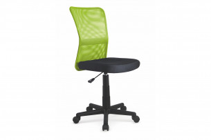 BARYA, https://konsimo.cz/kolekce/barya/ Dětská otočná psací židle zelená zelená/černá - obrázek