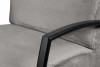 CARO Moderní šedé křeslo do obývacího pokoje šedá - obrázek 5
