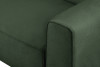VESTRI Rohová sedací souprava na kovových nožičkách - tmavě zelená, levá tmavozelený - obrázek 7