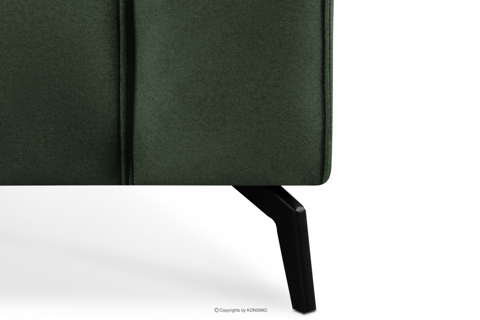 VESTRI Rohová sedací souprava na kovových nožičkách - tmavě zelená, levá tmavozelený - obrázek 5