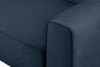 VESTRI Rohová sedací souprava na kovových nožičkách - tmavě modrá, levá námořnictvo - obrázek 7