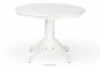 CRAGO Klasický kulatý stůl do jídelny bílý - obrázek 1