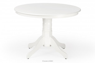 CRAGO, https://konsimo.cz/kolekce/crago/ Klasický kulatý stůl do jídelny bílý - obrázek