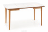 RANGO Dřevěný rozkládací stůl matná bílá/dub lefkas - obrázek 3
