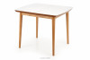 RANGO Dřevěný rozkládací stůl matná bílá/dub lefkas - obrázek 5