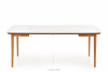 RANGO Dřevěný rozkládací stůl matná bílá/dub lefkas - obrázek 4