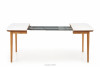 RANGO Dřevěný rozkládací stůl matná bílá/dub lefkas - obrázek 8