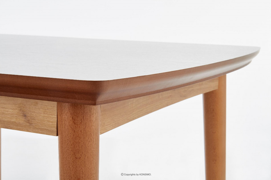 RANGO Dřevěný rozkládací stůl matná bílá/dub lefkas - obrázek 8