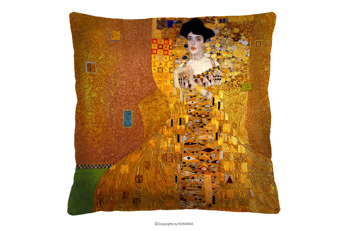 Dekorativní polštář se vzorem Gustav Klimt