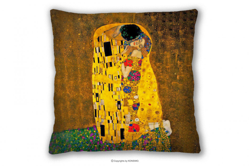 ARTIFE Polštář obraz od Gustava Klimta vícebarevný - obrázek