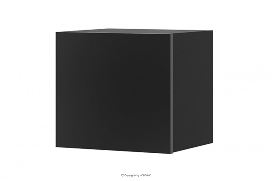PAVO Závěsná skříňka čtverec, černý lesk černý lesk - obrázek 0