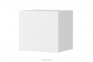 PAVO, https://konsimo.cz/kolekce/pavo/ Závěsná skříňka čtverec, bílý lesk bílý lesk - obrázek