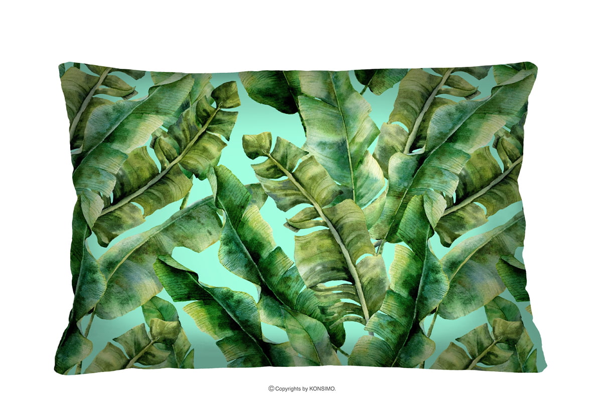 Polštář s motivem banánových listů 60x40