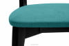 VINIS Moderní černé dřevěné židle tyrkysové 2ks tyrkysová/černá - obrázek 9