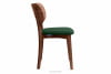 LYCO Lahvově zelená loftová židle ořech 2ks tmavě zelená/střední ořech - obrázek 6