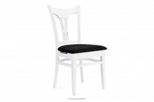 TILU, https://konsimo.cz/kolekce/tilu/ Jídelní židle glamour černá Černá bílá - obrázek