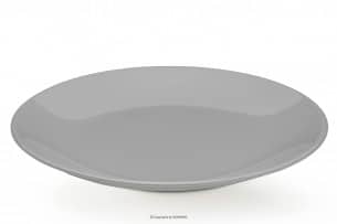 LUPIN, https://konsimo.cz/kolekce/lupin/ Jídelní talíř světle šedý světle šedá - obrázek