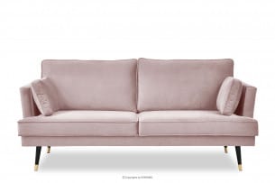 FALCO, https://konsimo.cz/kolekce/falco/ Trojmístná glamour velurová pohovka růžová růžový - obrázek